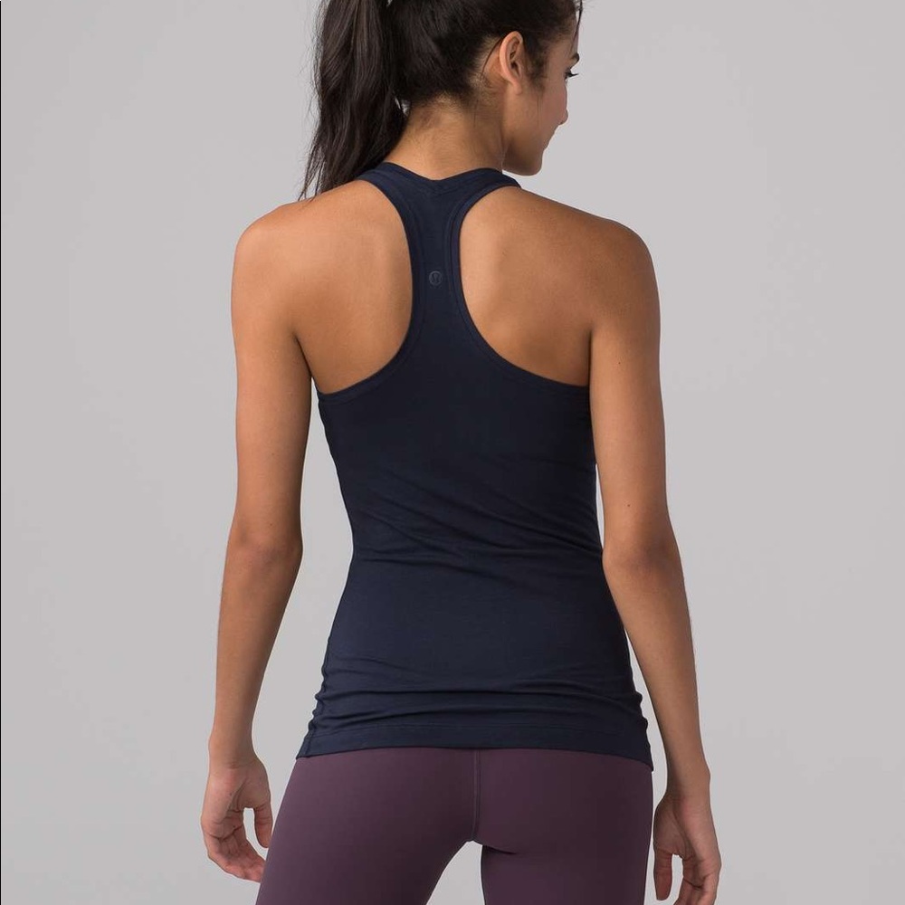 EUC Cool Racerback Pima in Midnight Navy